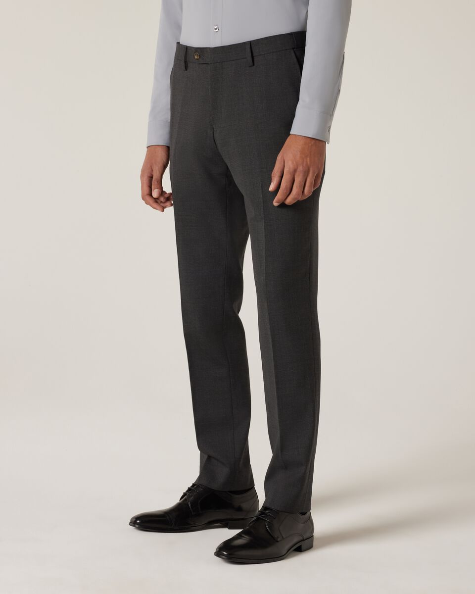 Slim Stretch Wool Blend Tailored Pant, Charcoal, hi-res